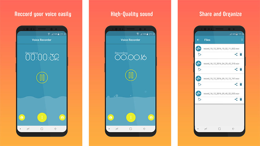 Smart Voice Recorder - las mejores aplicaciones de grabación de llamadas para android